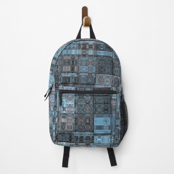 Item preview, Artistic and Creative Abstract Square and Tile Intricate Design Pattern in Blue designed and sold by Trevor Hirst.