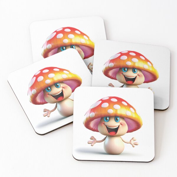 Item preview, Laughing Funny Cartoon Mushroom designed and sold by AdrianGrosu.