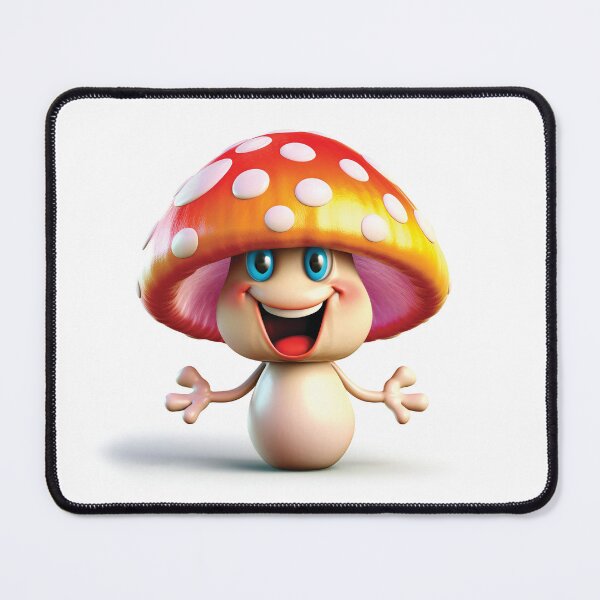 Item preview, Laughing Funny Cartoon Mushroom designed and sold by AdrianGrosu.