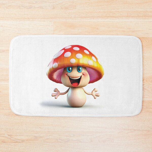 Item preview, Laughing Funny Cartoon Mushroom designed and sold by AdrianGrosu.