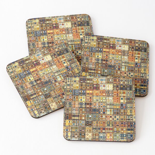 Item preview, Colorful Artistic and Creative Abstract Square and Tile Intricate Design Pattern designed and sold by Trevor Hirst.