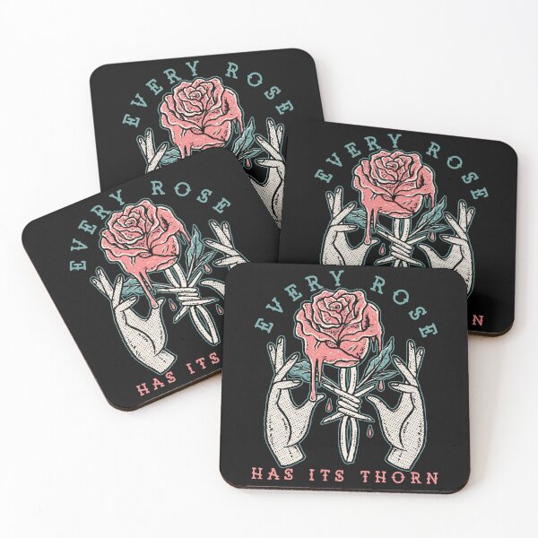 Item preview, Every Rose Has Its Thorn, Old School, Neo Traditional, Rose / Barbed Wire Tattoo designed and sold by Proverbial Wisdom Design.