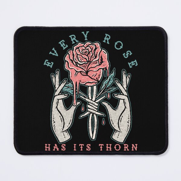 Item preview, Every Rose Has Its Thorn, Old School, Neo Traditional, Rose / Barbed Wire Tattoo designed and sold by Proverbial Wisdom Design.