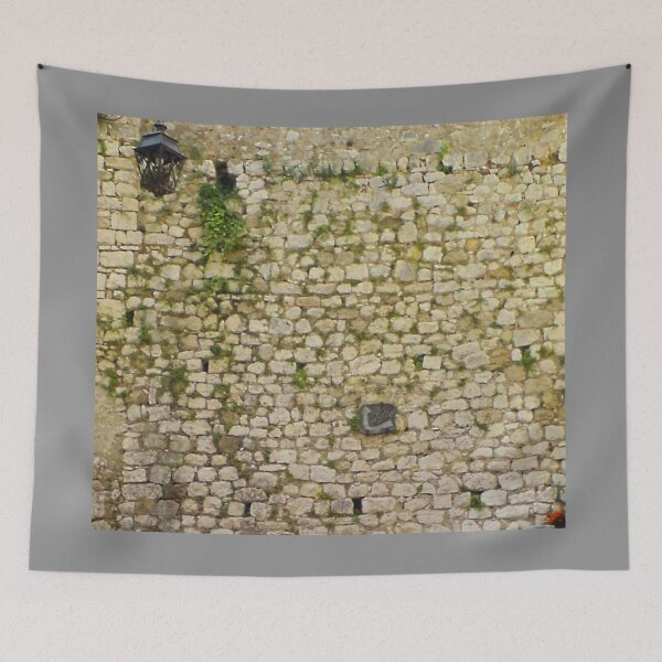 Item preview, Brick wall in St. Paul de Vence, France designed and sold by Robert Elfferich.