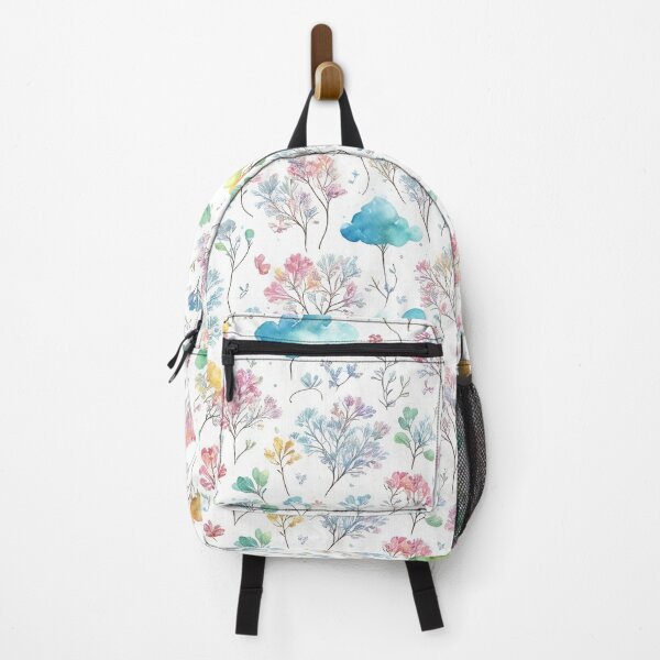 Item preview, Watercolor colorful small flowers. designed and sold by ohmdesignart.