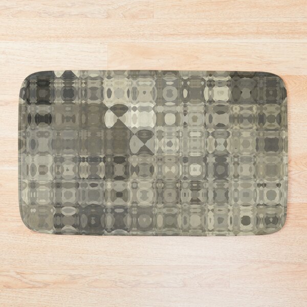 Item preview, Artistic and Creative Abstract Square and Tile Intricate Design Pattern in Beige designed and sold by Trevor Hirst.