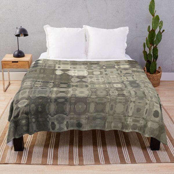 Item preview, Artistic and Creative Abstract Square and Tile Intricate Design Pattern in Beige designed and sold by Trevor Hirst.