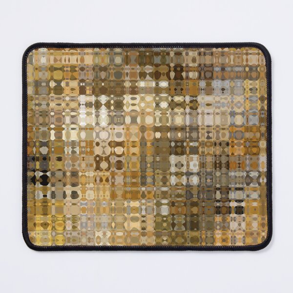 Item preview, Artistic and Creative Abstract Square and Tile Intricate Design Pattern in Yellow and Gold designed and sold by Trevor Hirst.