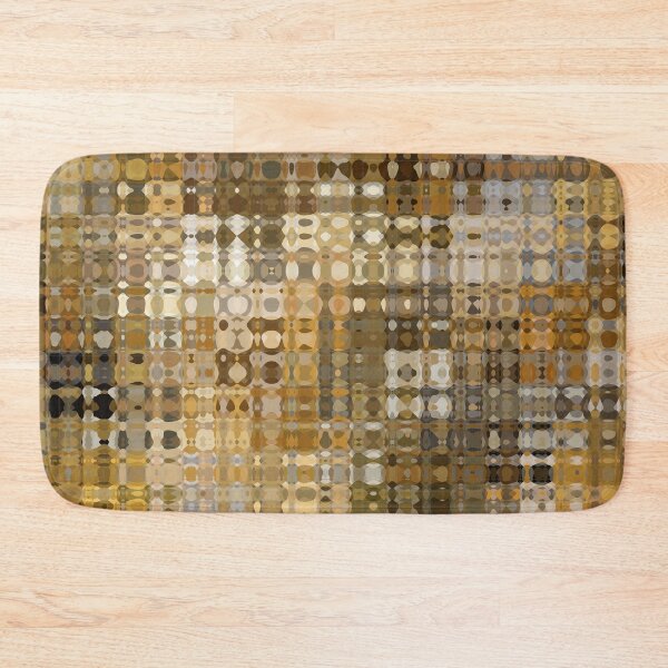 Item preview, Artistic and Creative Abstract Square and Tile Intricate Design Pattern in Yellow and Gold designed and sold by Trevor Hirst.