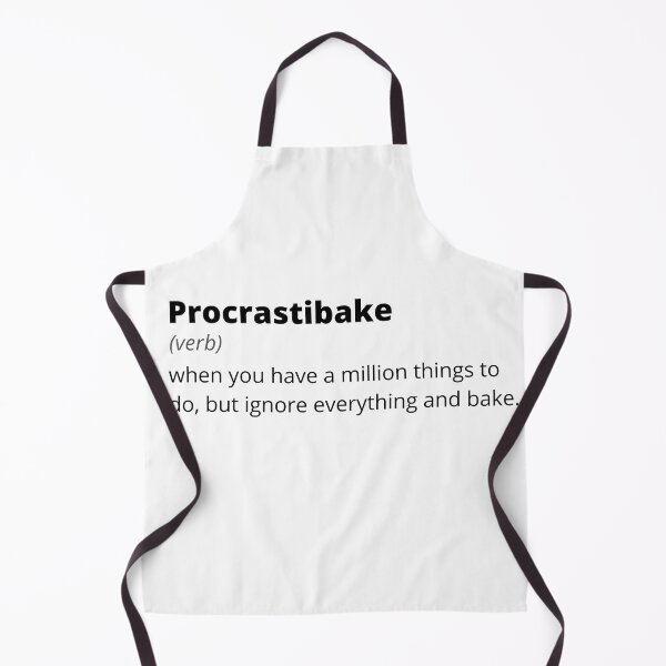 Item preview, Procrastibake verb designed and sold by TastyTees-Store.