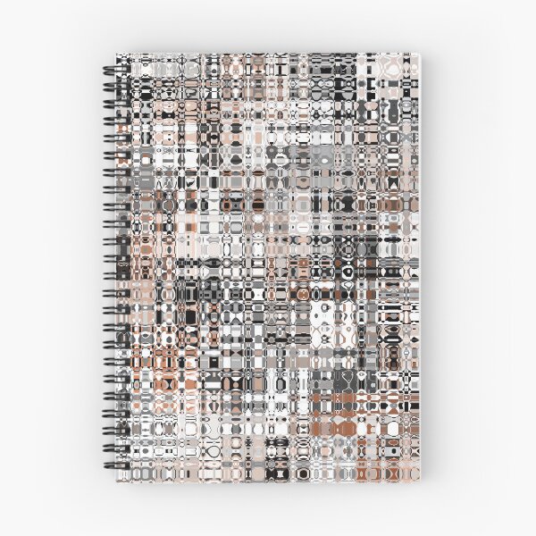 Item preview, Artistic and Creative Abstract Square and Tile Intricate Design Pattern in Terracotta designed and sold by Trevor Hirst.