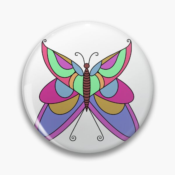 Item preview, Colourful butterfly  designed and sold by AmuDraws.