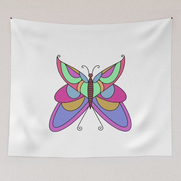 Item preview, Colourful butterfly  designed and sold by AmuDraws.