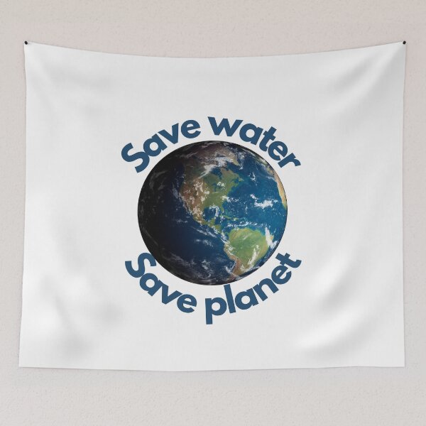 Item preview, Save water save the planet designed and sold by JIArtistry.