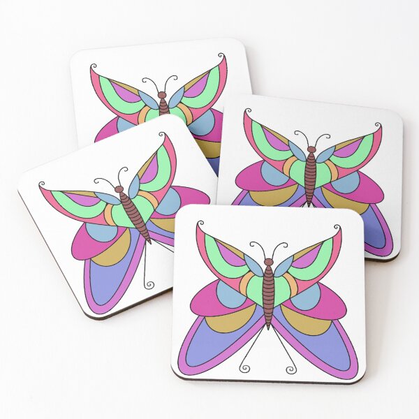 Item preview, Colourful butterfly  designed and sold by AmuDraws.