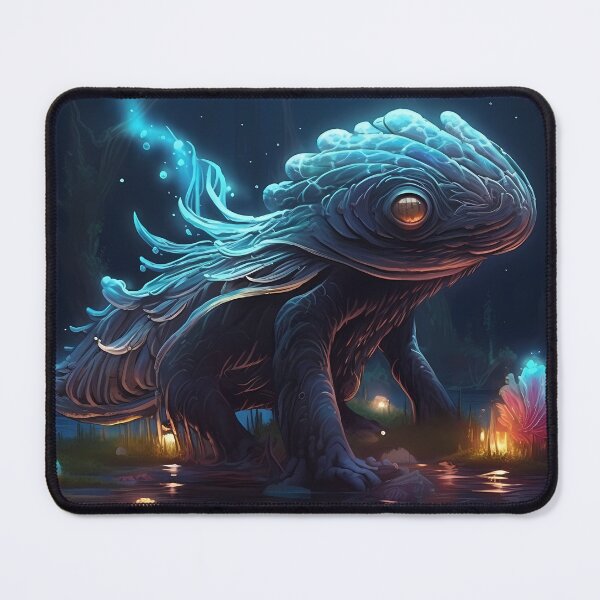 Item preview, Whimsical Bioluminescent Alien: Illuminate Your Style with Extraterrestrial Charm designed and sold by DreamBlazeStu.