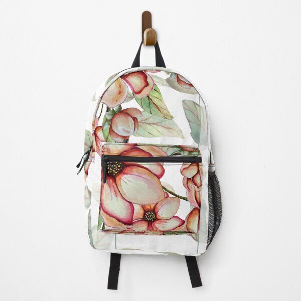 Item preview, Pink Floral design, Spring flowers and green leaves, Watercolor design designed and sold by InaDim.