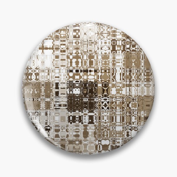 Item preview, Artistic and Creative Abstract Square and Tile Intricate Design Pattern in Brown designed and sold by Trevor Hirst.