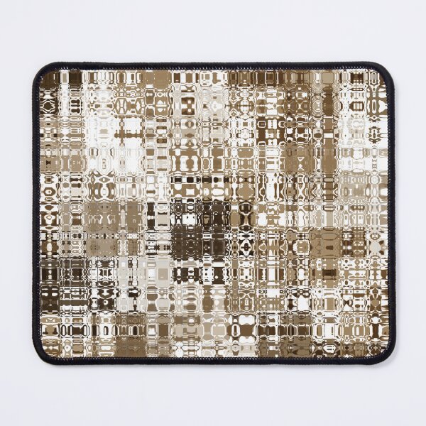 Item preview, Artistic and Creative Abstract Square and Tile Intricate Design Pattern in Brown designed and sold by Trevor Hirst.