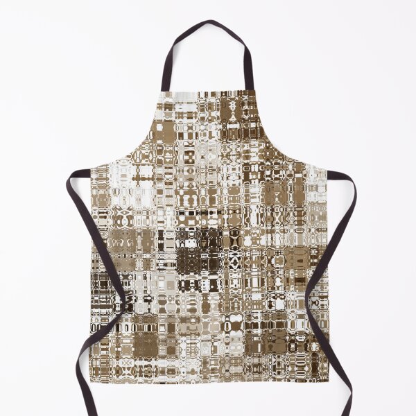 Item preview, Artistic and Creative Abstract Square and Tile Intricate Design Pattern in Brown designed and sold by Trevor Hirst.
