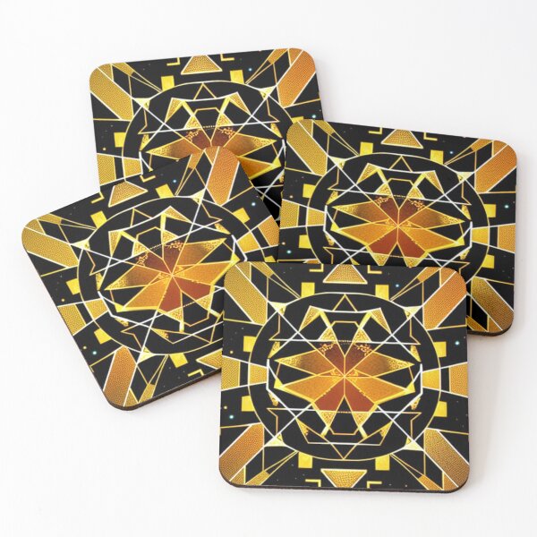 Item preview, Astral Golden Tondo designed and sold by TondoMeander.