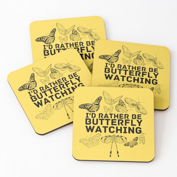 Item preview, I'd Rather Be Butterfly Watching designed and sold by Lampblack and Bone.