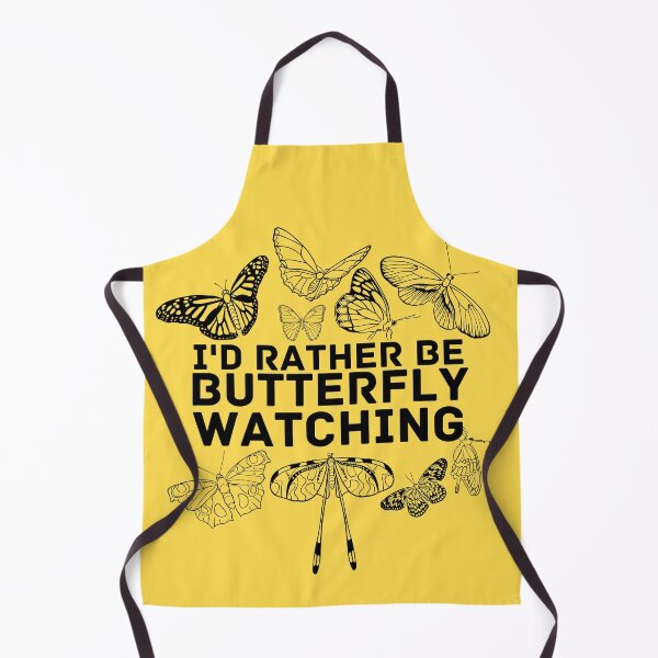 Item preview, I'd Rather Be Butterfly Watching designed and sold by Lampblack and Bone.