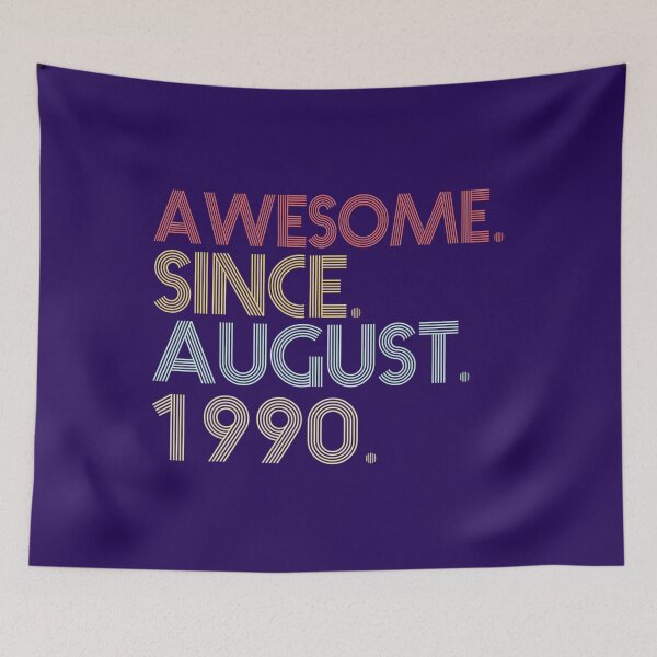 Item preview, 31st Birthday - 31 Years Old Awesome Since August 1990 Retro 	 DM32461	 designed and sold by ighjsngci26.