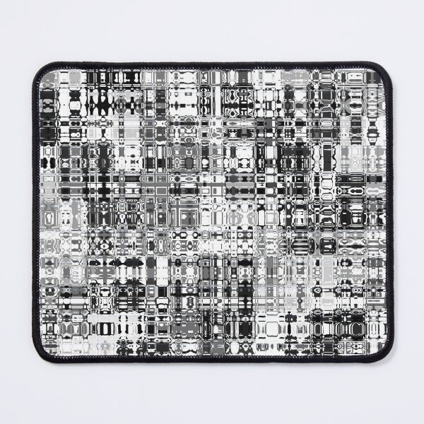 Item preview, Black and White Artistic and Creative Abstract Square and Tile Intricate Design Pattern designed and sold by Trevor Hirst.