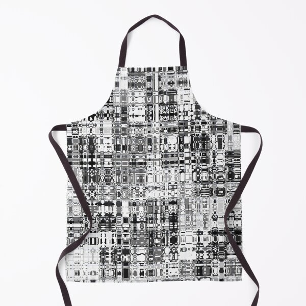 Item preview, Black and White Artistic and Creative Abstract Square and Tile Intricate Design Pattern designed and sold by Trevor Hirst.