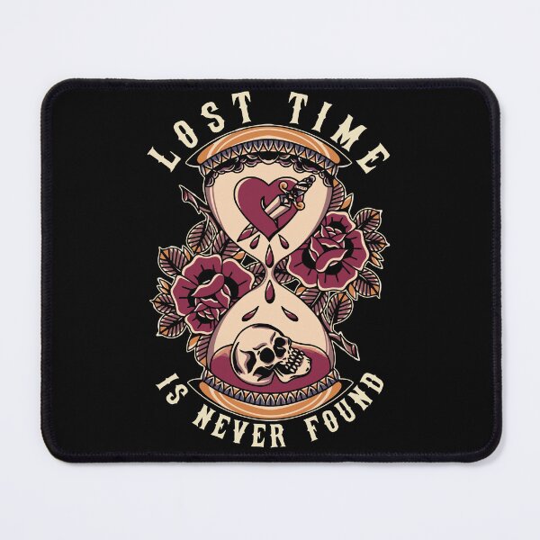 Item preview, Lost Time is Never Found, Neo Traditional, Old School Tattoo, Hourglass designed and sold by Proverbial Wisdom Design.