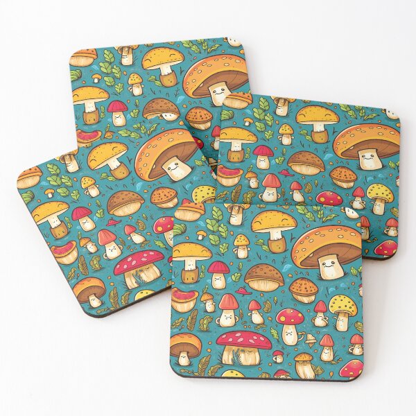 Item preview, Cute Seamless Mushroom Pattern designed and sold by AdrianGrosu.