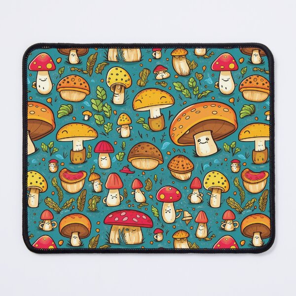 Item preview, Cute Seamless Mushroom Pattern designed and sold by AdrianGrosu.