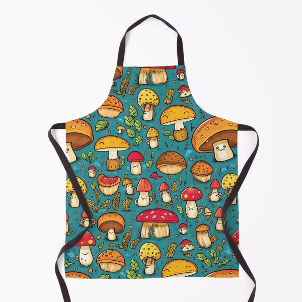 Item preview, Cute Seamless Mushroom Pattern designed and sold by AdrianGrosu.