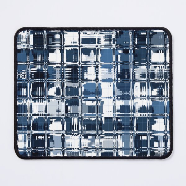 Item preview, Artistic and Creative Abstract Square and Tile Intricate Design Pattern in Blue designed and sold by Trevor Hirst.