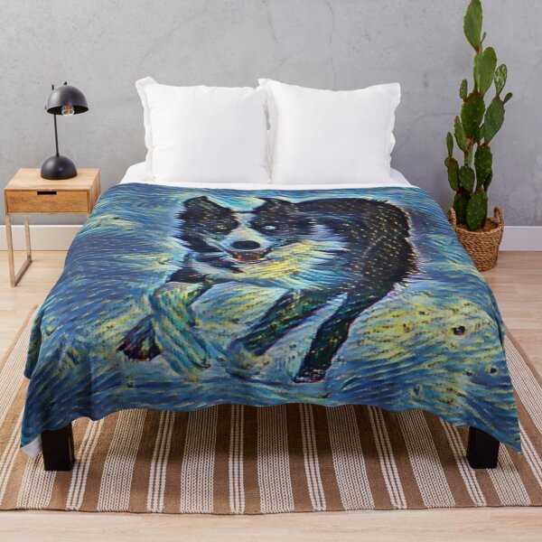 Item preview, Running Collie In Shades Of Blue designed and sold by Fearless-Fox.