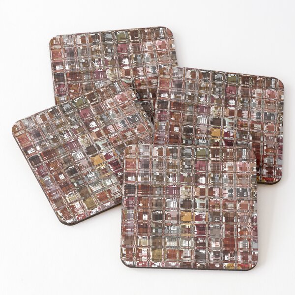 Item preview, Artistic and Creative Abstract Square and Tile Intricate Design Pattern in Red designed and sold by Trevor Hirst.