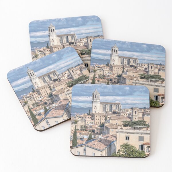 Item preview, Girona Cathedral and Old Town Rooftops from the City Medieval Walls designed and sold by Marc Garrido Clotet.