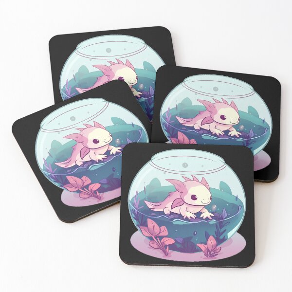 Item preview, Axolotl in a Fishbowl designed and sold by Bug & Brush.