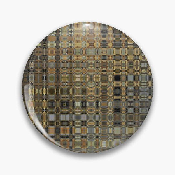Item preview, Artistic and Creative Abstract Square and Tile Intricate Design Pattern in Gold designed and sold by Trevor Hirst.