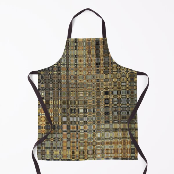 Item preview, Artistic and Creative Abstract Square and Tile Intricate Design Pattern in Gold designed and sold by Trevor Hirst.