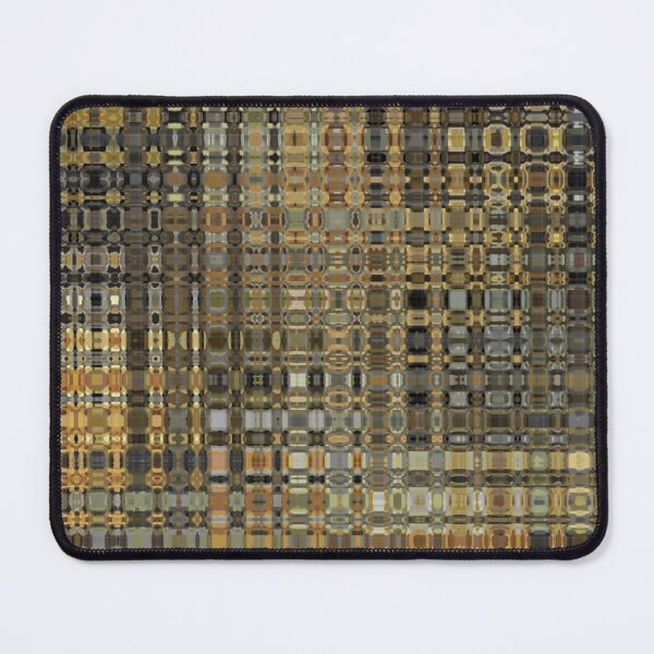 Item preview, Artistic and Creative Abstract Square and Tile Intricate Design Pattern in Gold designed and sold by Trevor Hirst.