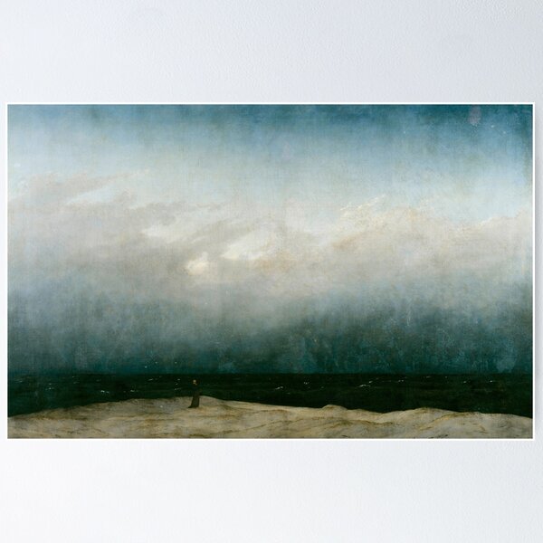 Item preview, Der Mönch am Meer von Caspar David Friedrich 1808 designed and sold by Vintage Wall Art.