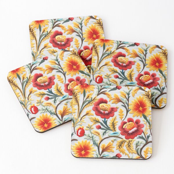 Item preview, Luxurious Craftcore Patterns: Floral Embroidery designed and sold by GiveMeMood.