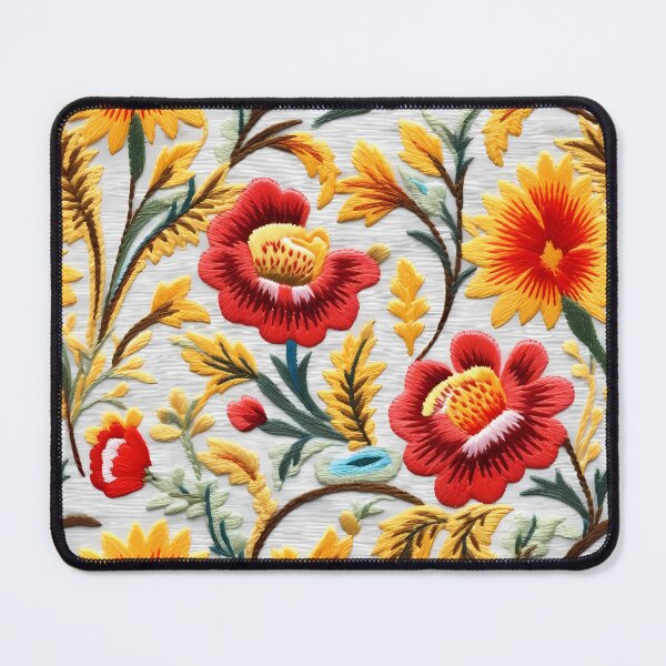 Item preview, Luxurious Craftcore Patterns: Floral Embroidery designed and sold by GiveMeMood.