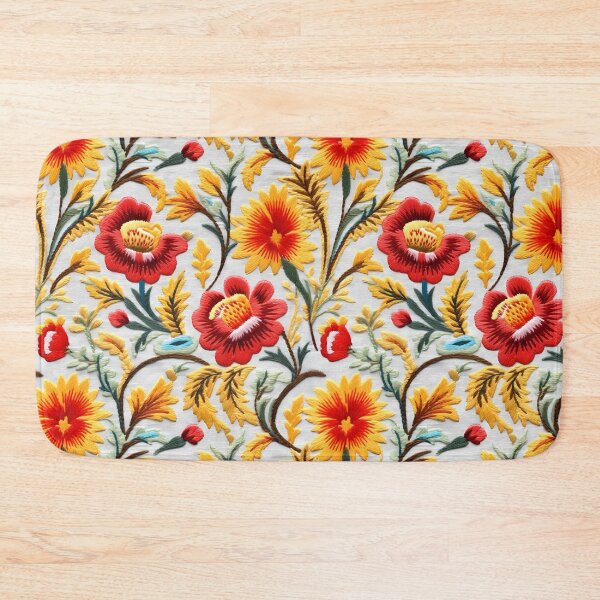Item preview, Luxurious Craftcore Patterns: Floral Embroidery designed and sold by GiveMeMood.