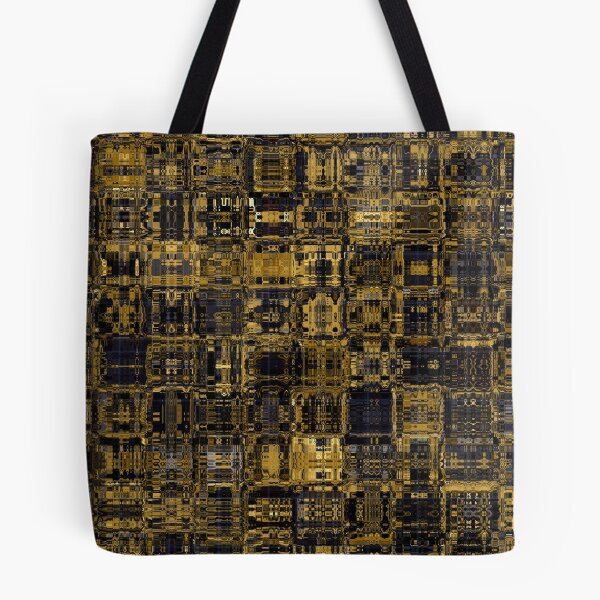 Item preview, Artistic and Creative Abstract Square and Tile Intricate Design Pattern in Gold designed and sold by Trevor Hirst.