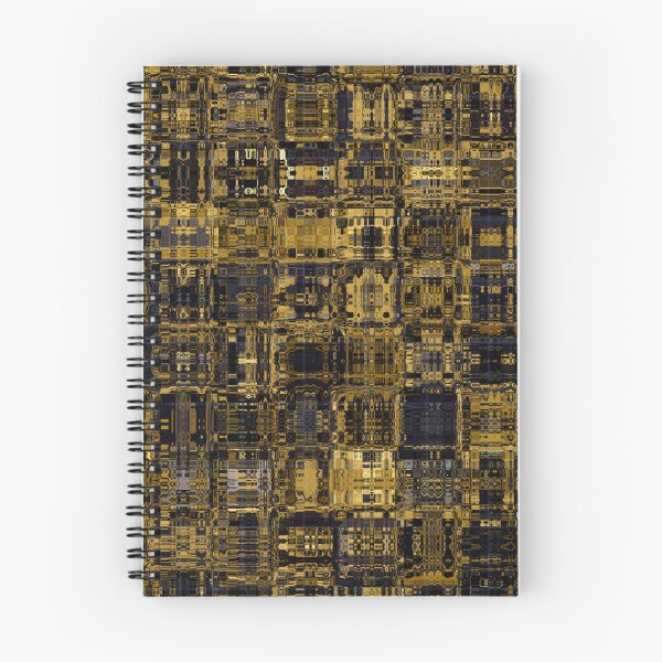 Item preview, Artistic and Creative Abstract Square and Tile Intricate Design Pattern in Gold designed and sold by Trevor Hirst.