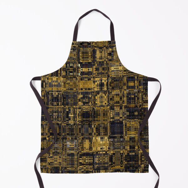 Item preview, Artistic and Creative Abstract Square and Tile Intricate Design Pattern in Gold designed and sold by Trevor Hirst.