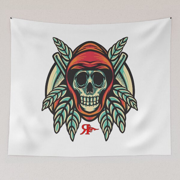 Aperçu de l'œuvre ROGUE SKULL 02 TATOUAGE GRAFFITI ART créée et vendue par Rogueclothes.
